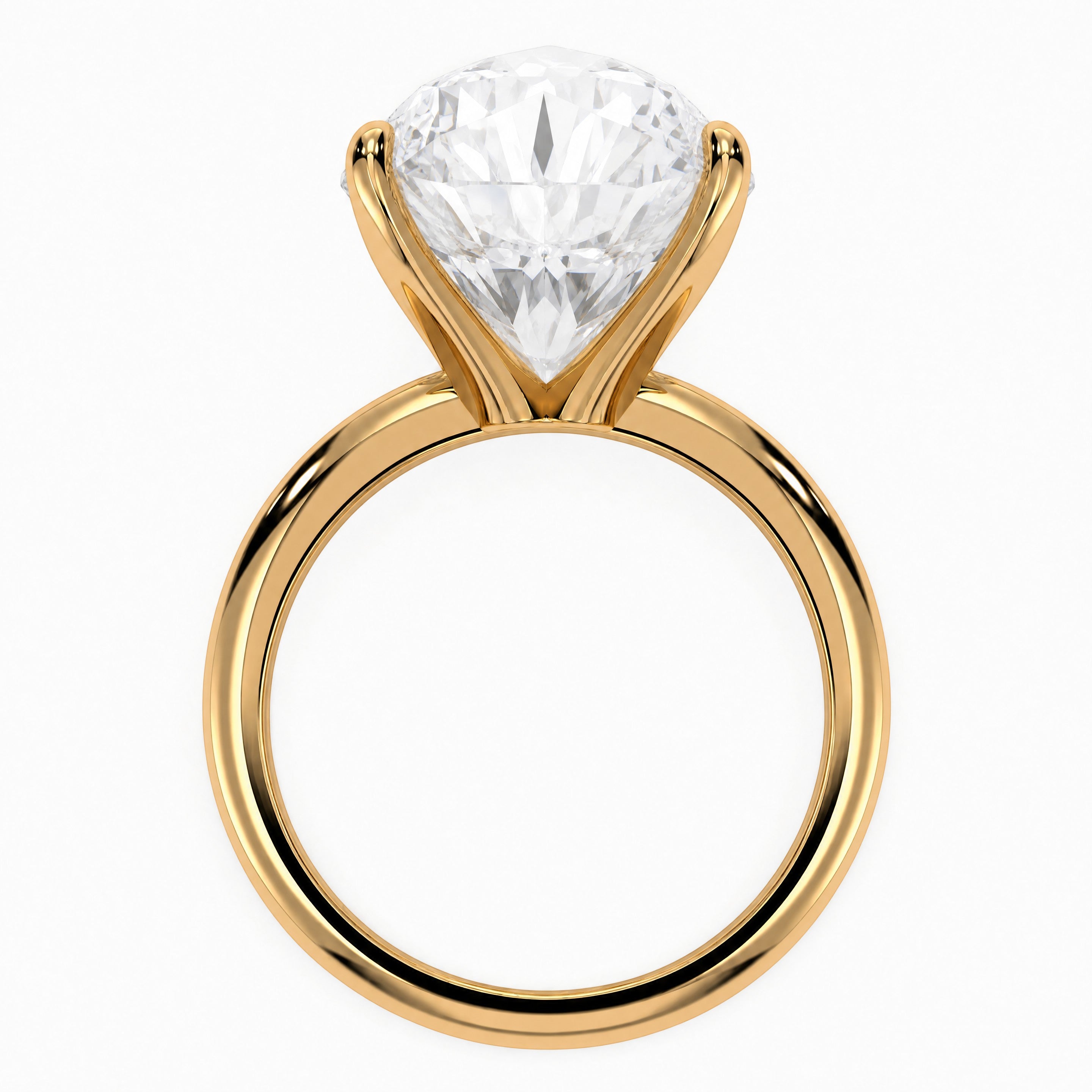 18K Yellow Gold Vermeil / 3.00 CARAT
