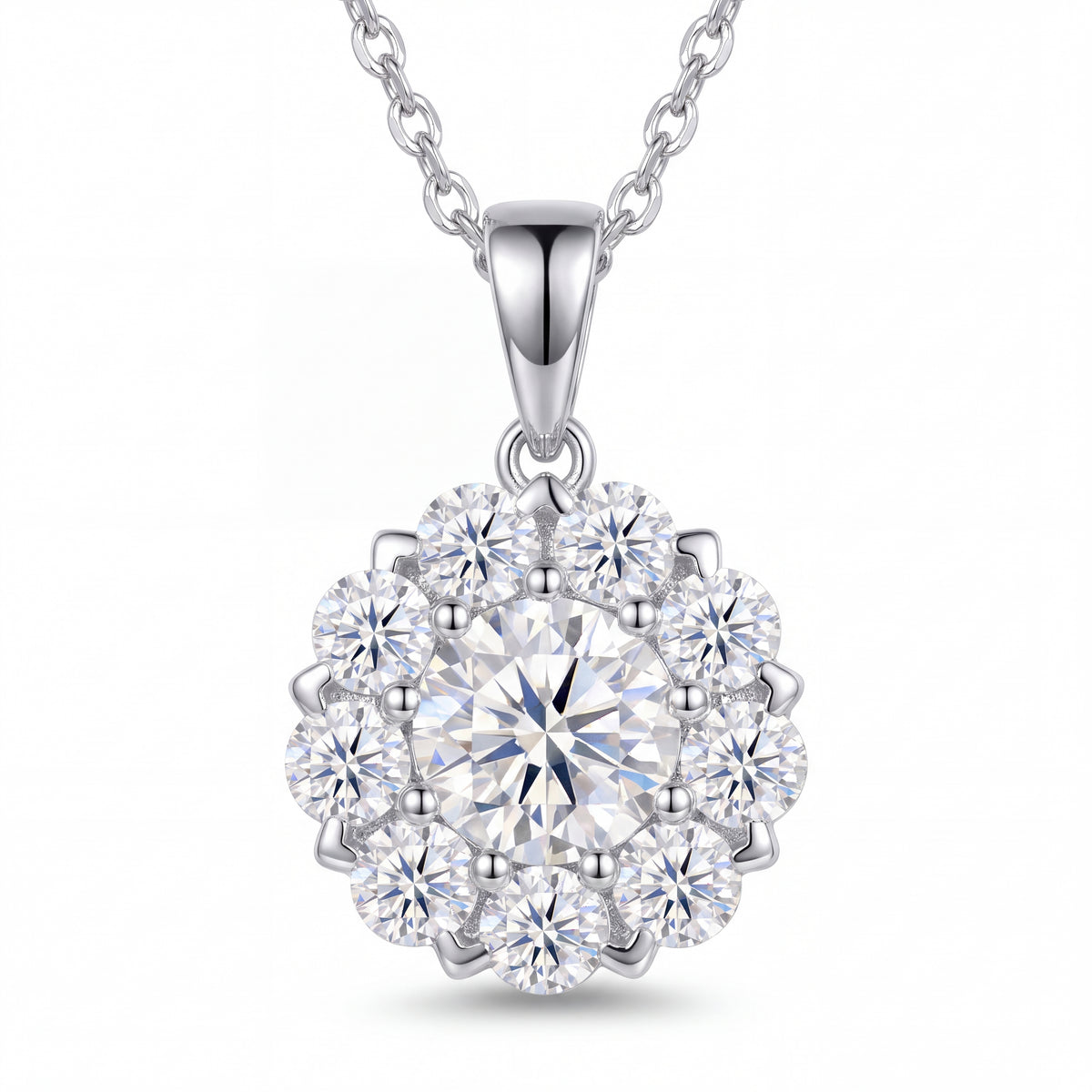 18K White Gold Vermeil