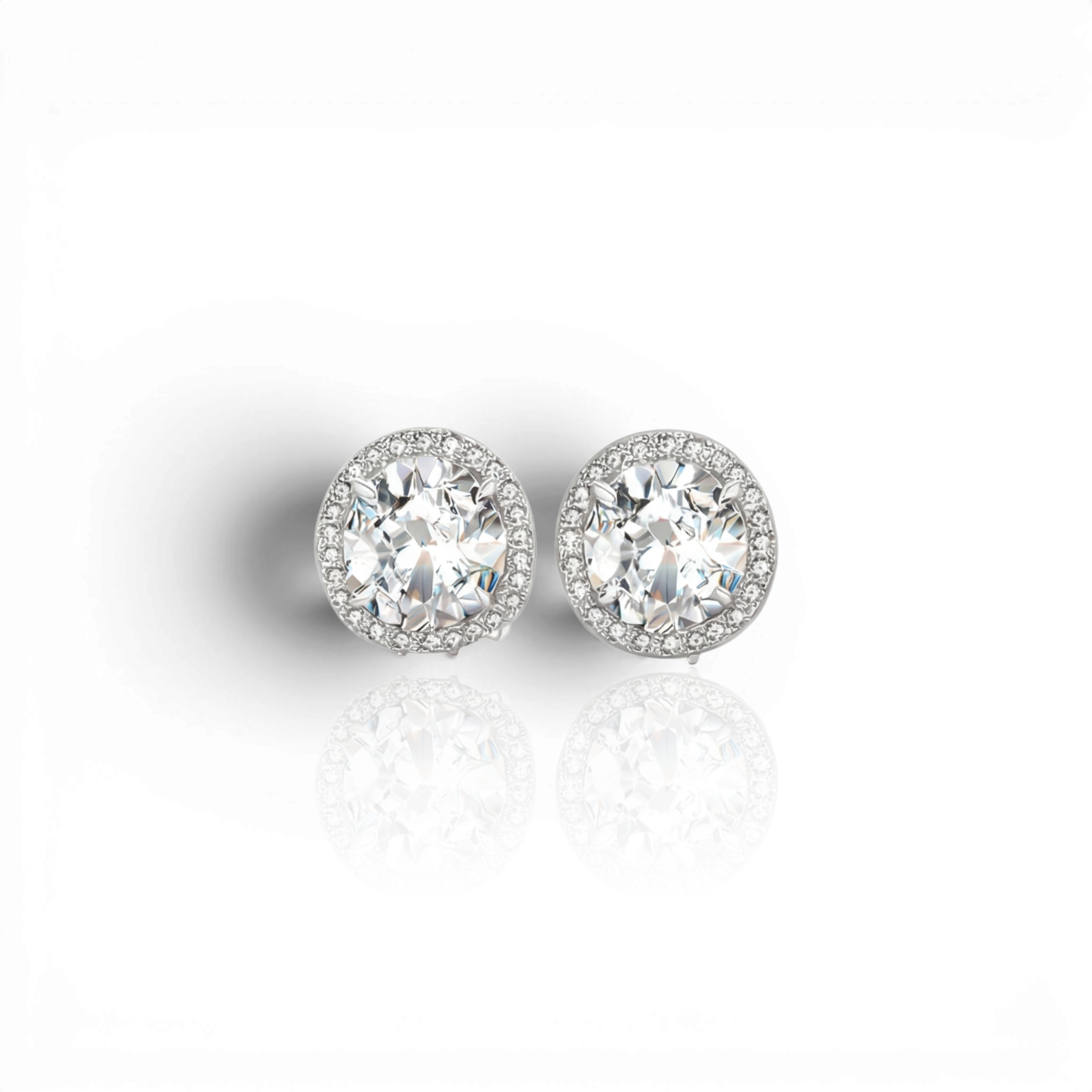 18K White Gold Vermeil / 1.00 CARAT 