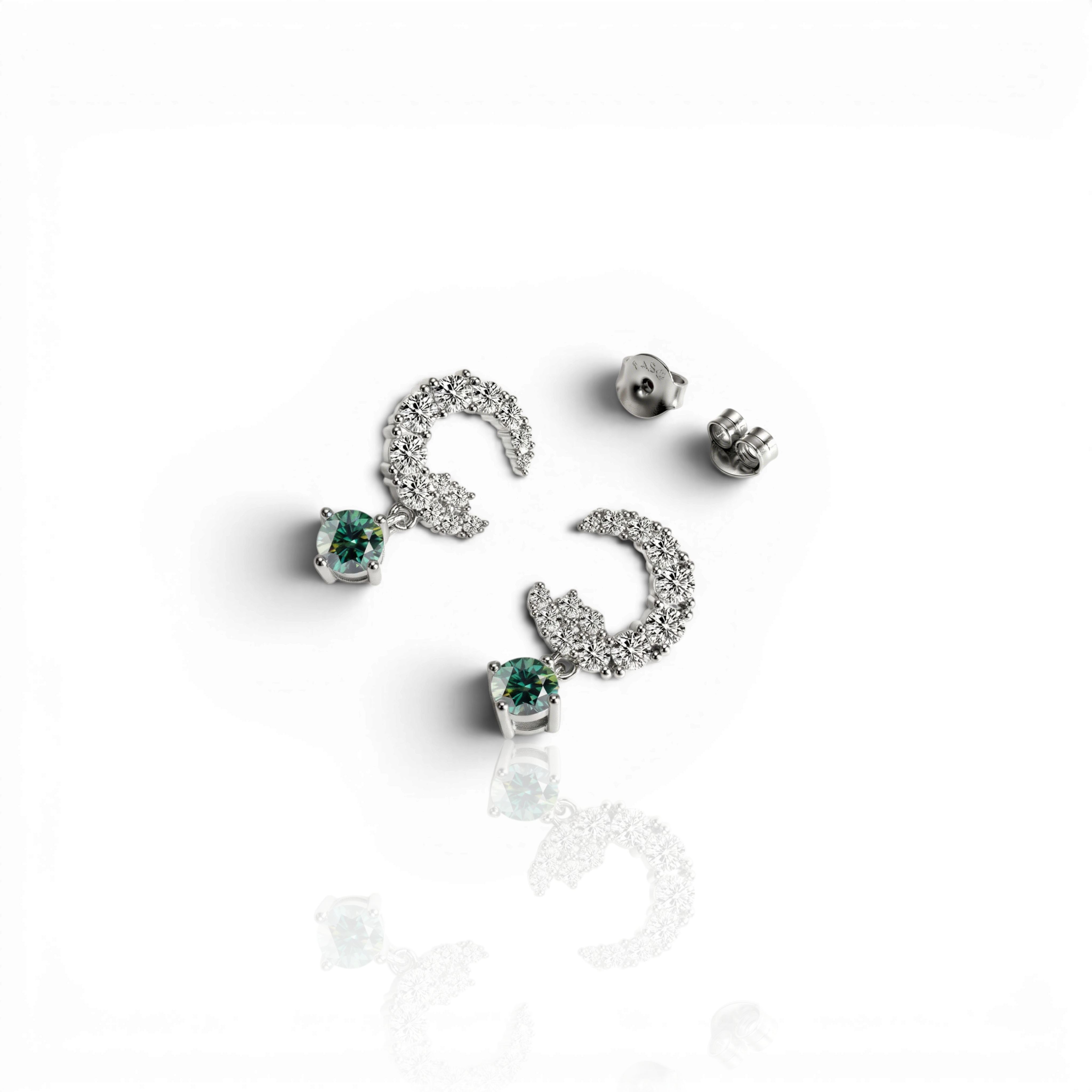 18K White Gold Vermeil