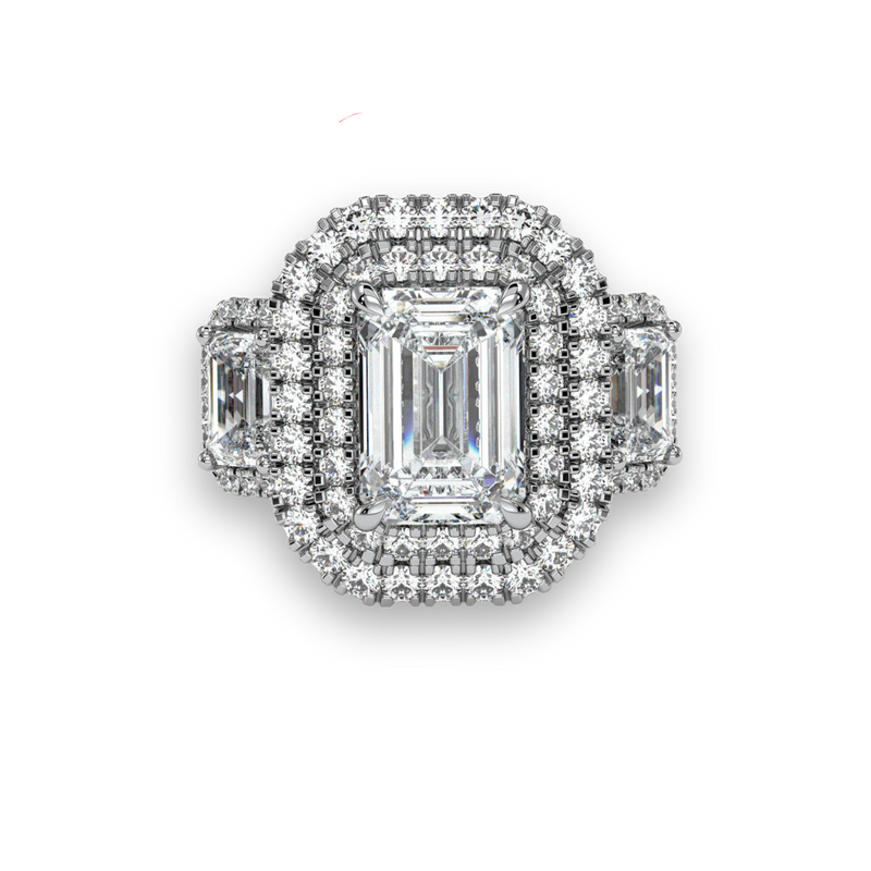 18K White Gold Vermeil