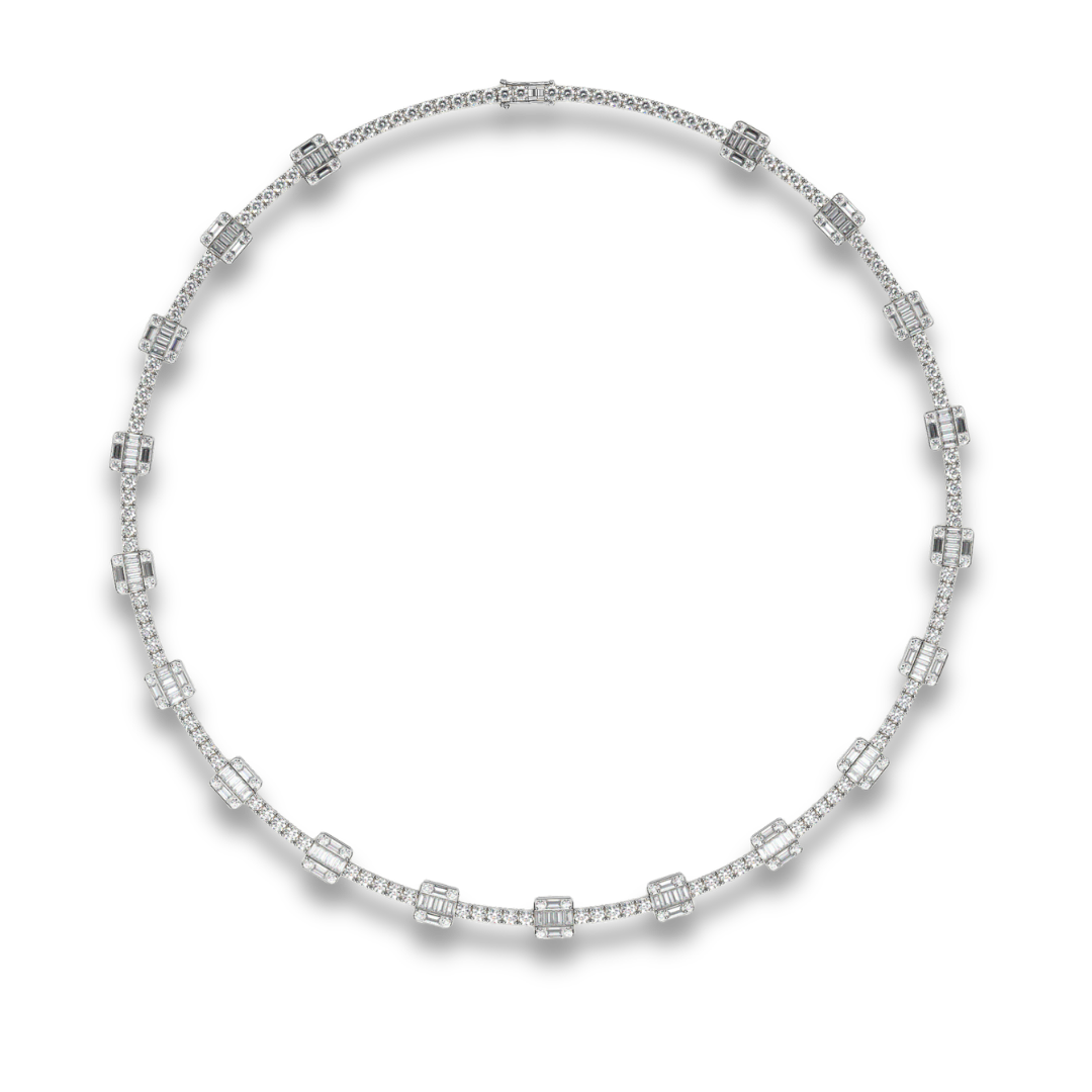 18K White Gold Vermeil