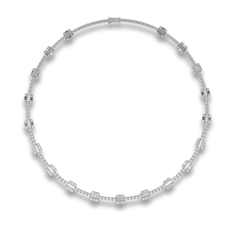 18K White Gold Vermeil