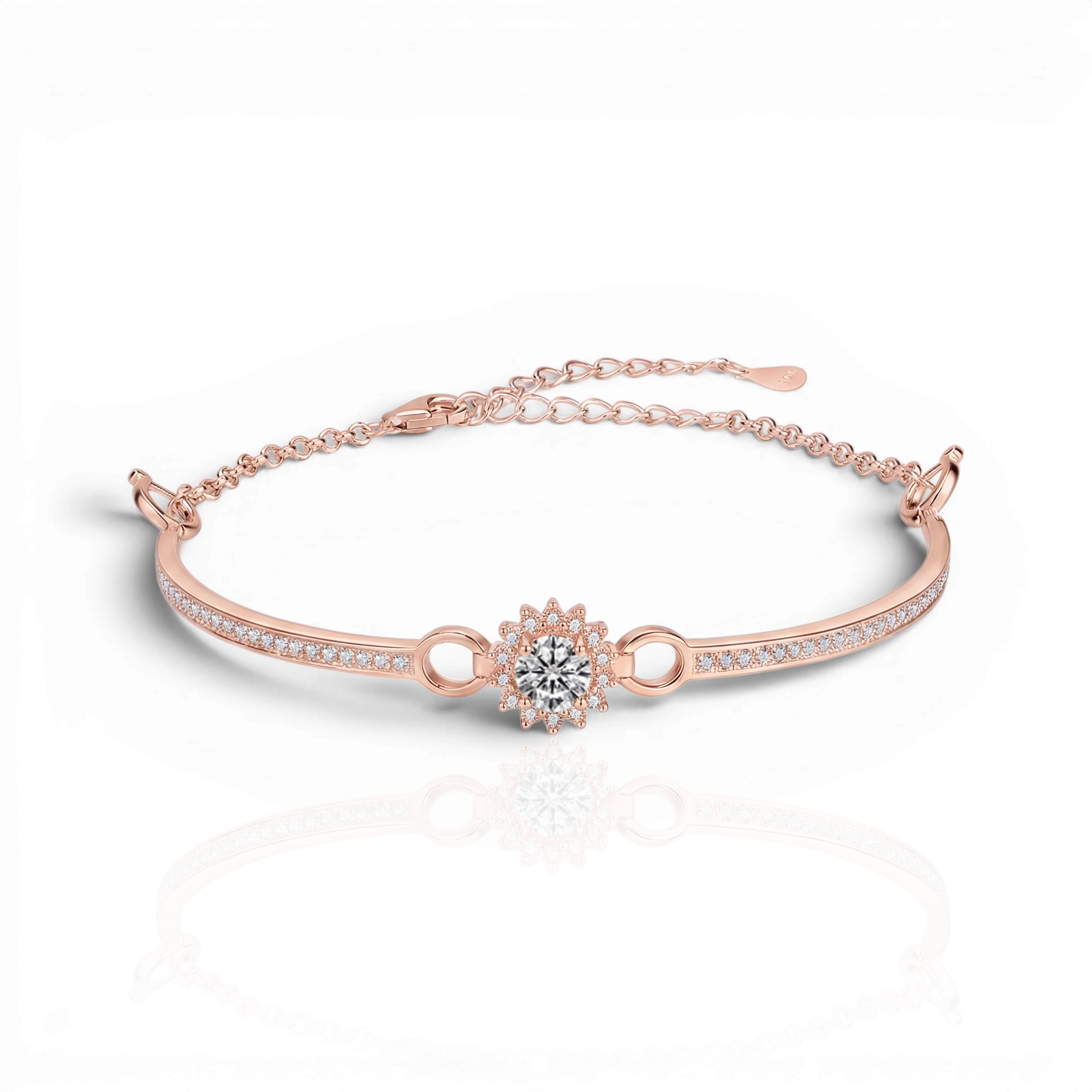 18K Rose Gold Vermeil / 1.00 CARAT
