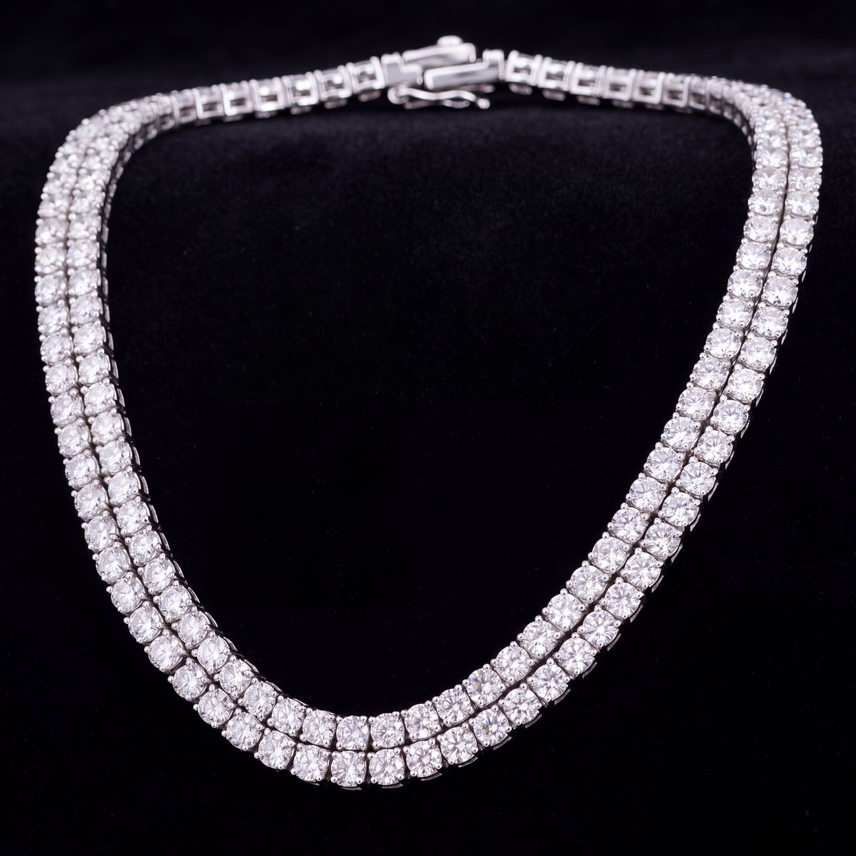 18K White Gold Vermeil