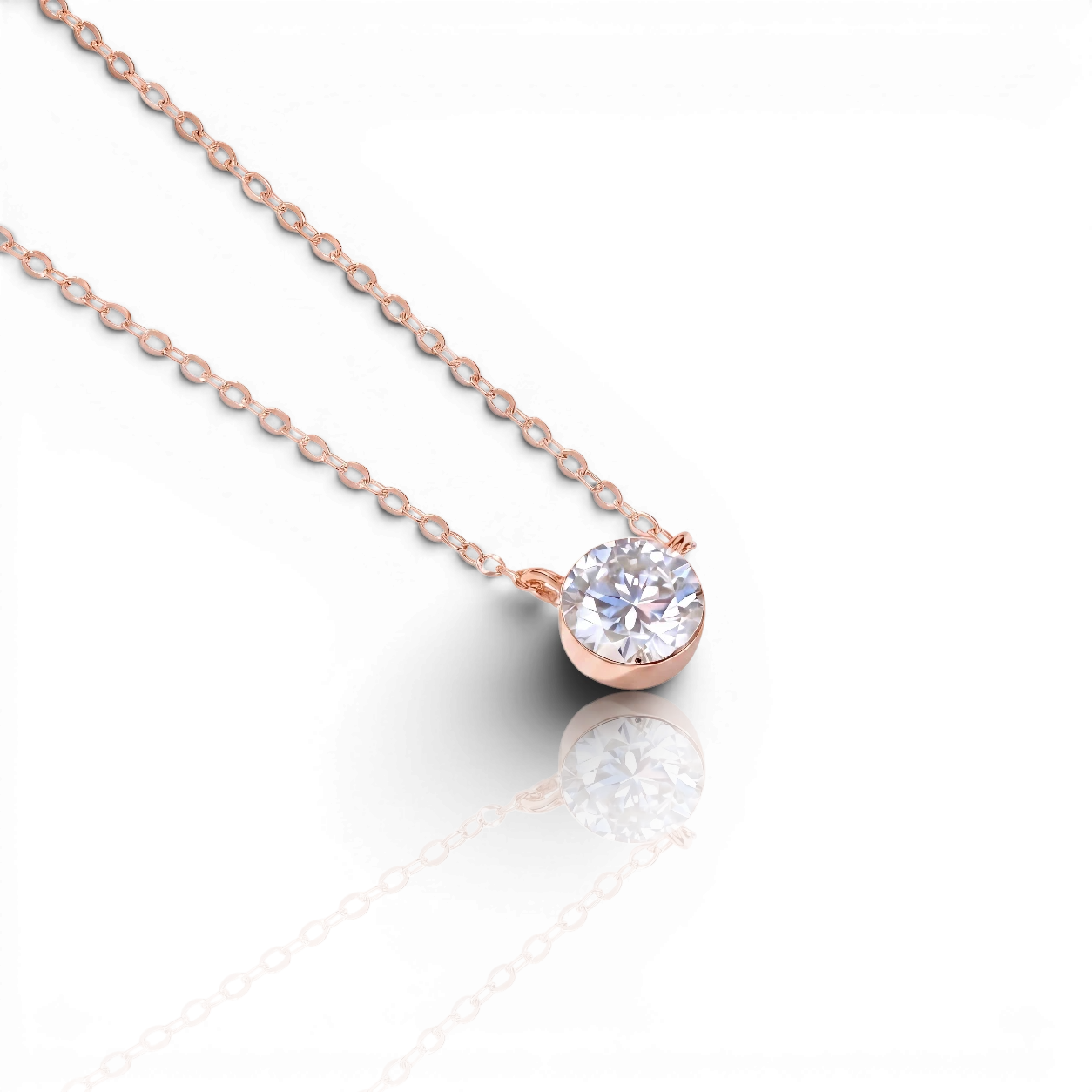 18K Rose Gold Vermeil / 0.50 CARAT