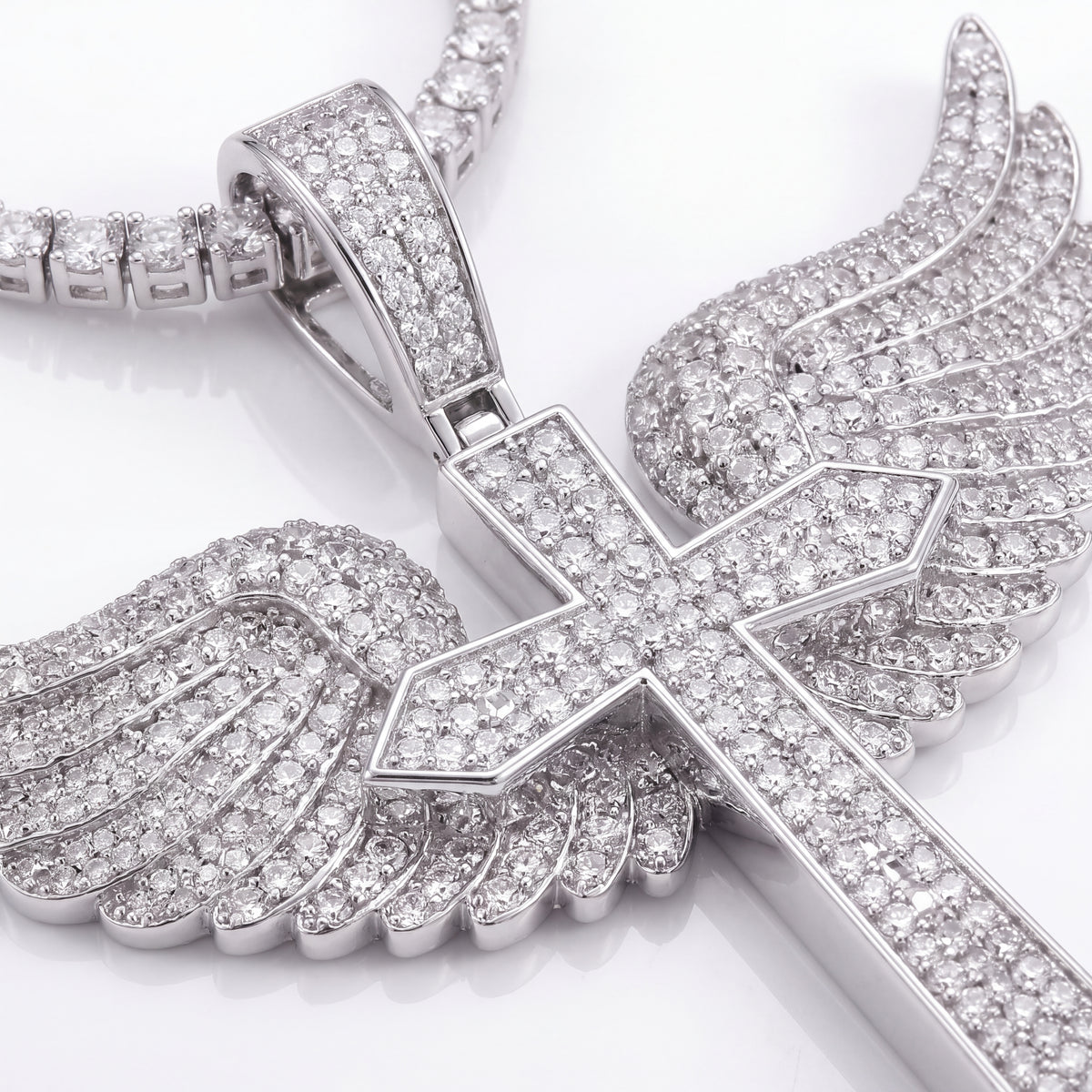 18K White Gold Vermeil