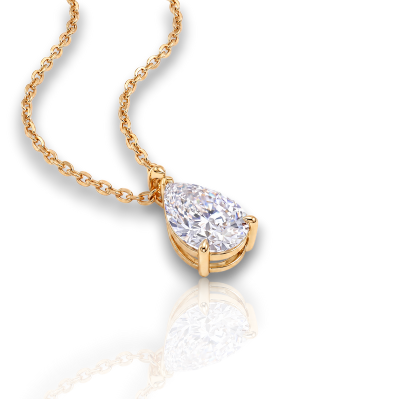 18K Yellow Gold Vermeil / 1.00 CARAT 