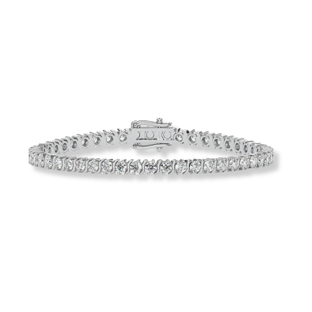 18K White Gold Vermeil
