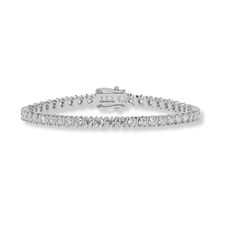 18K White Gold Vermeil