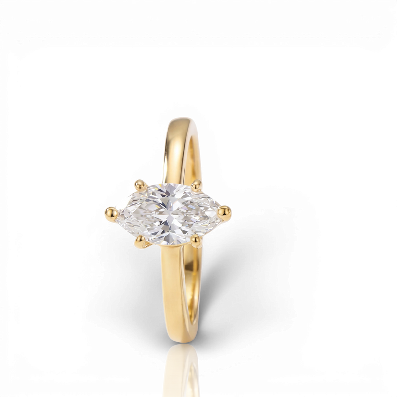 18K Yellow Gold Vermeil18K Yellow Gold Vermeil / 1.00 CARAT