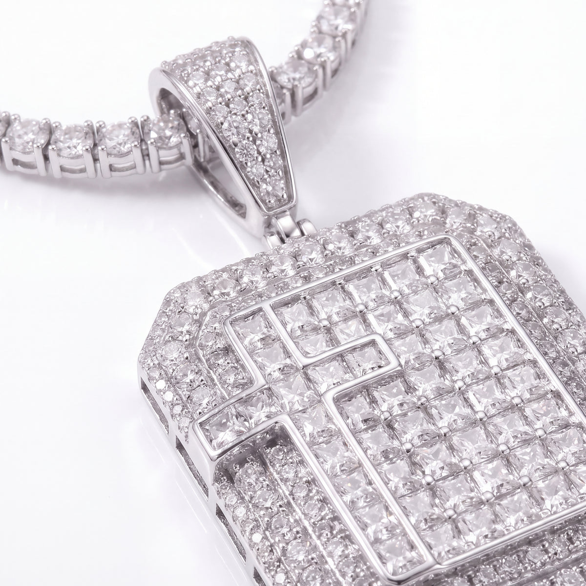 18K White Gold Vermeil