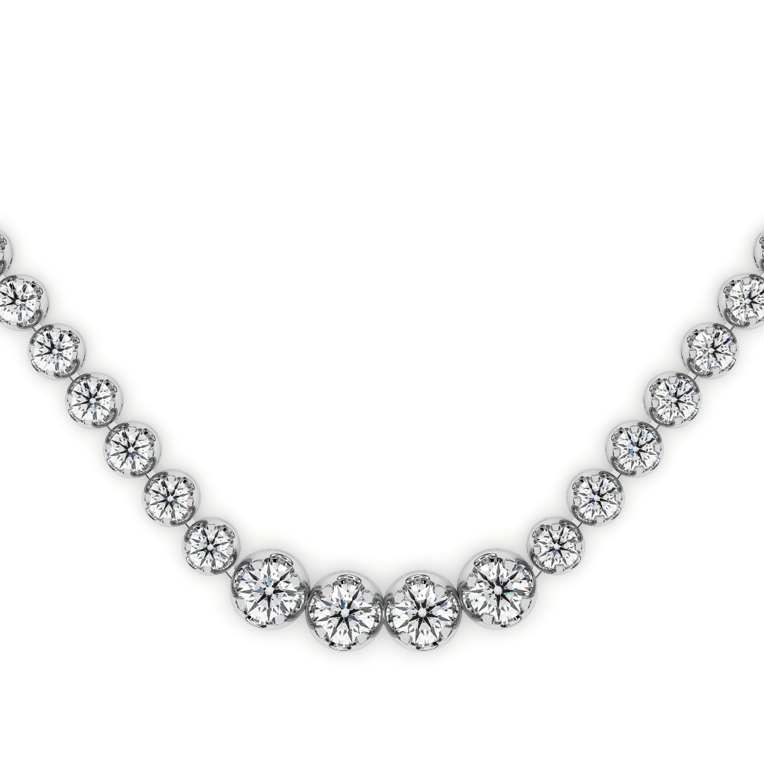 18K White Gold Vermeil