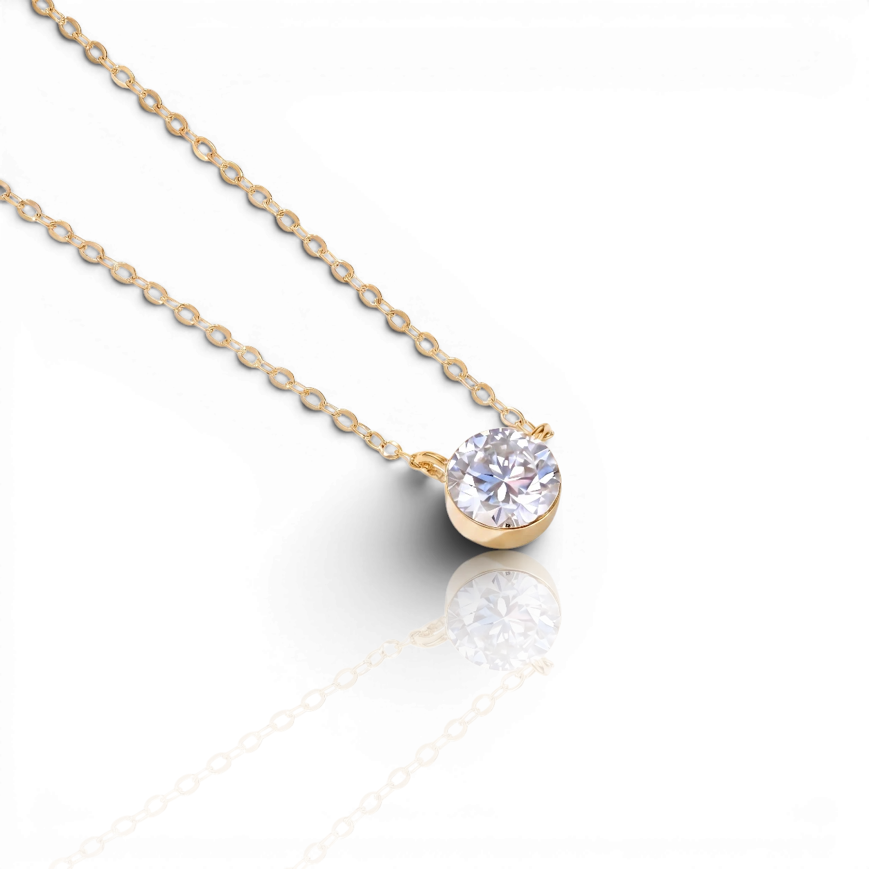 18K Yellow Gold Vermeil / 0.50 CARAT