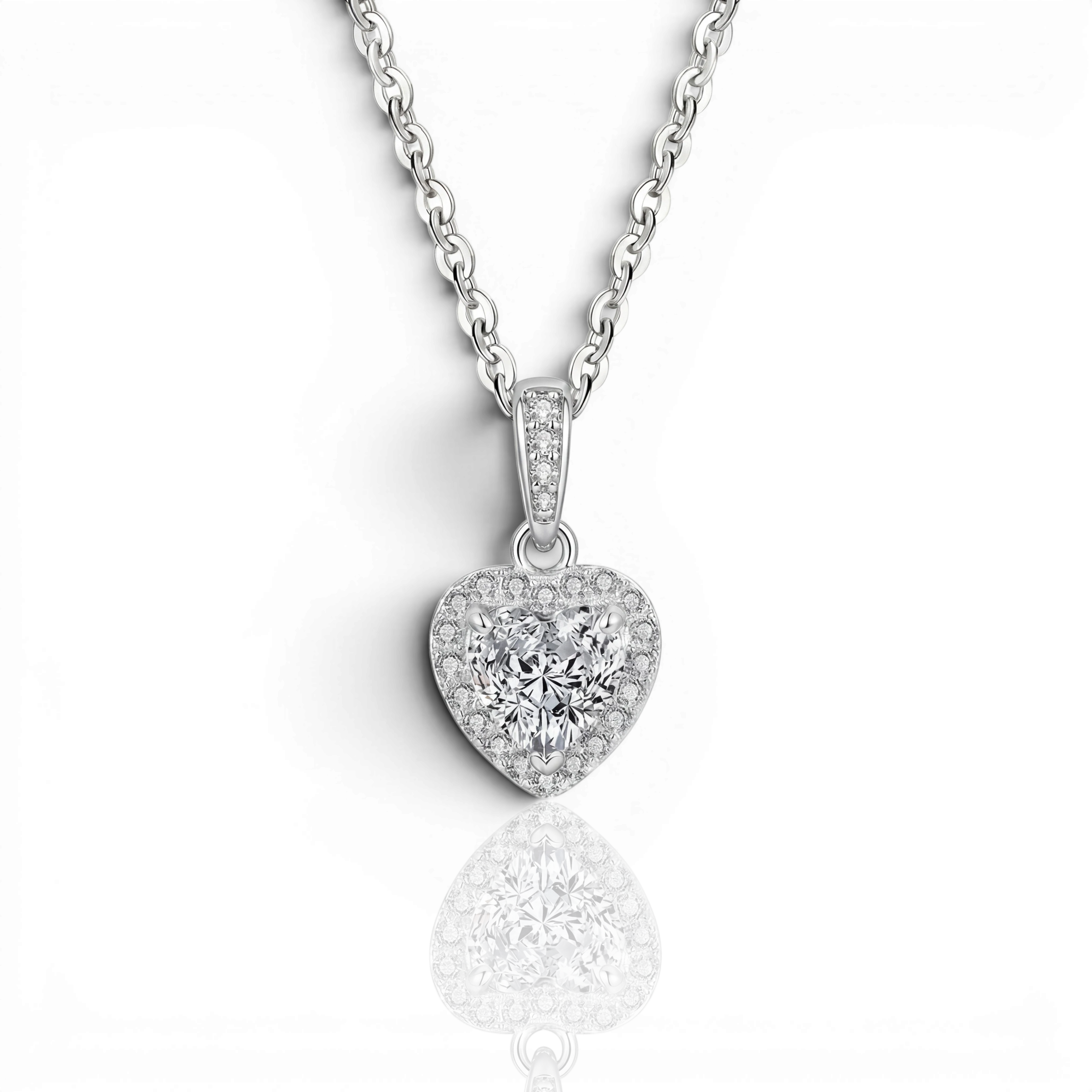 18K White Gold Vermeil