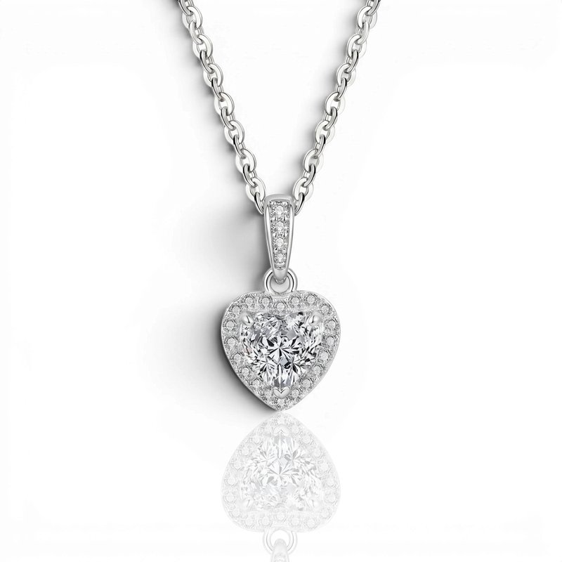 18K White Gold Vermeil