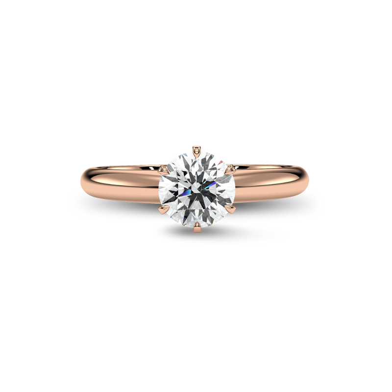 18K Rose Gold Vermeil / 1.00 CARAT