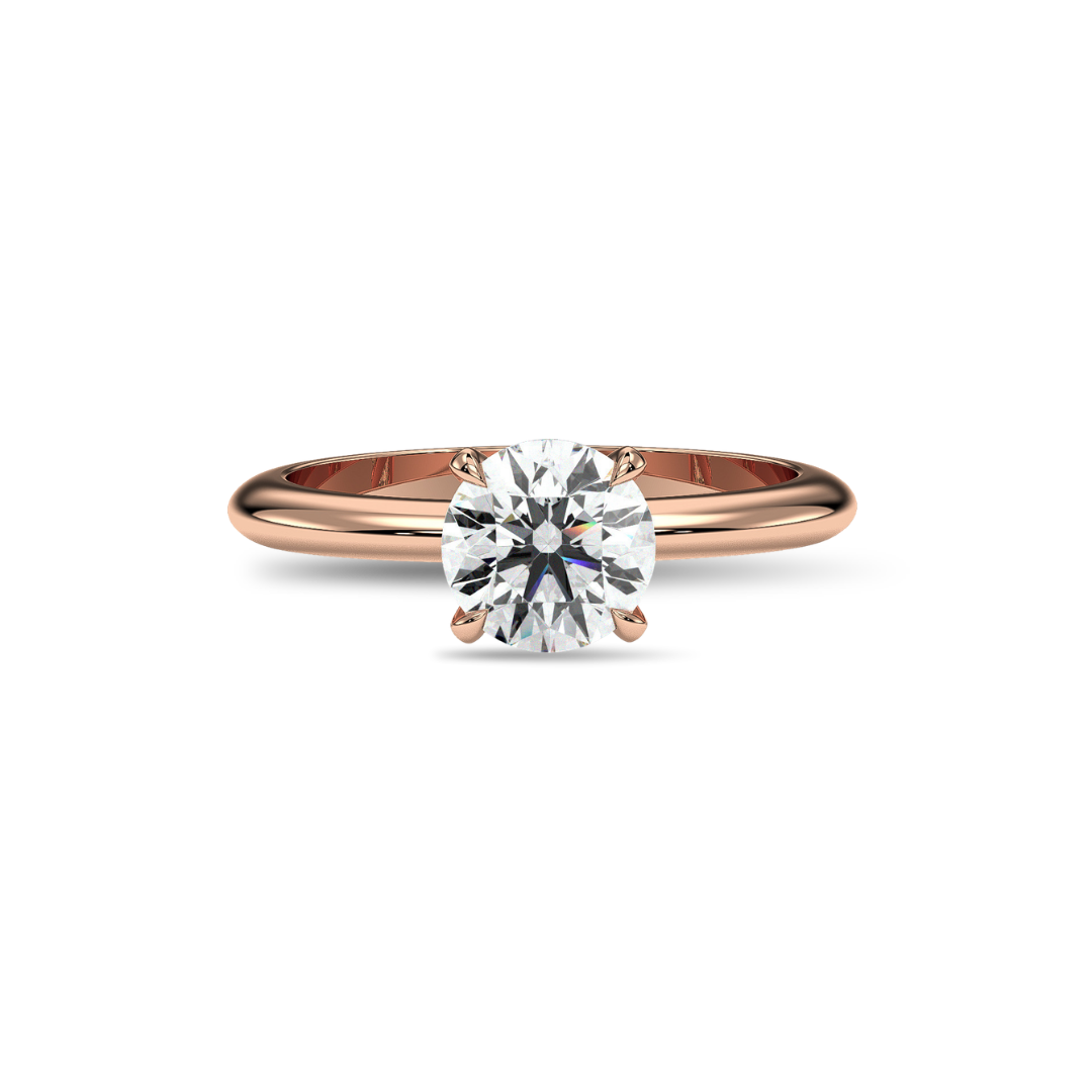18K Rose Gold Vermeil / 1.00 CARAT