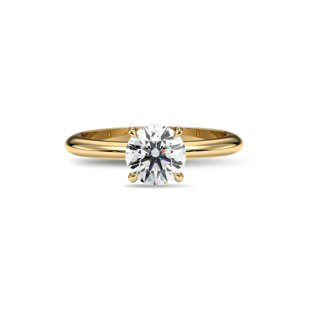 18K Yellow Gold Vermeil / 1.00 CARAT