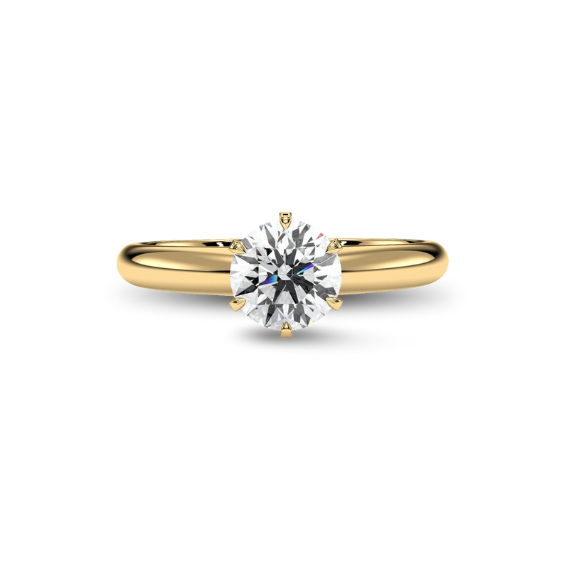 18K Yellow Gold Vermeil / 1.00 CARAT