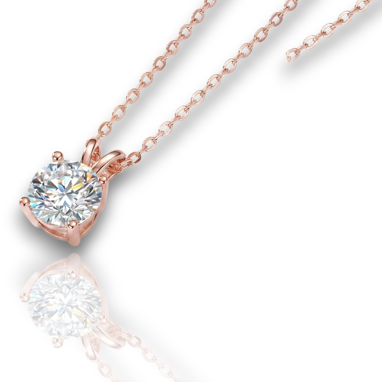 18K Rose Gold Vermeil / 2.00 CARAT