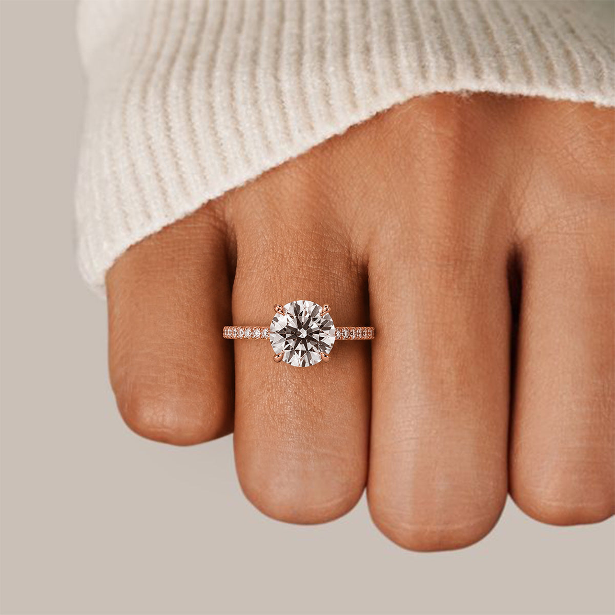 18K Rose Gold Vermeil 