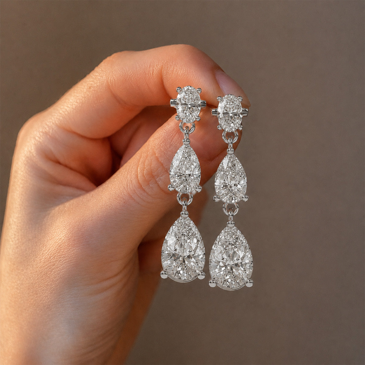 18K White Gold Vermeil
