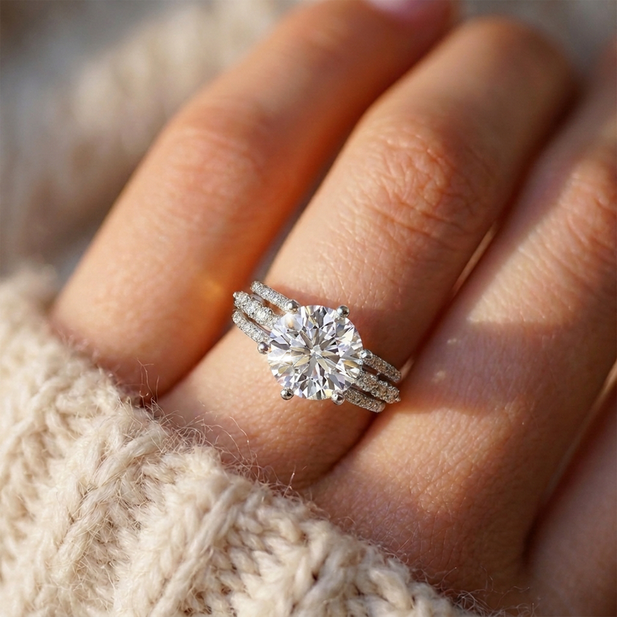 18K White Gold Vermeil, 18K White Gold Vermeil / Lifestyle