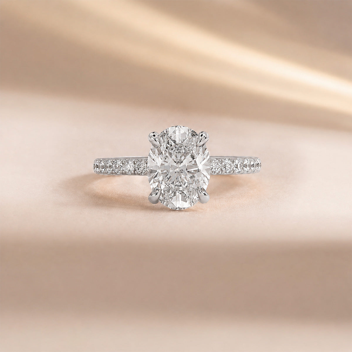 18K White Gold Vermeil
