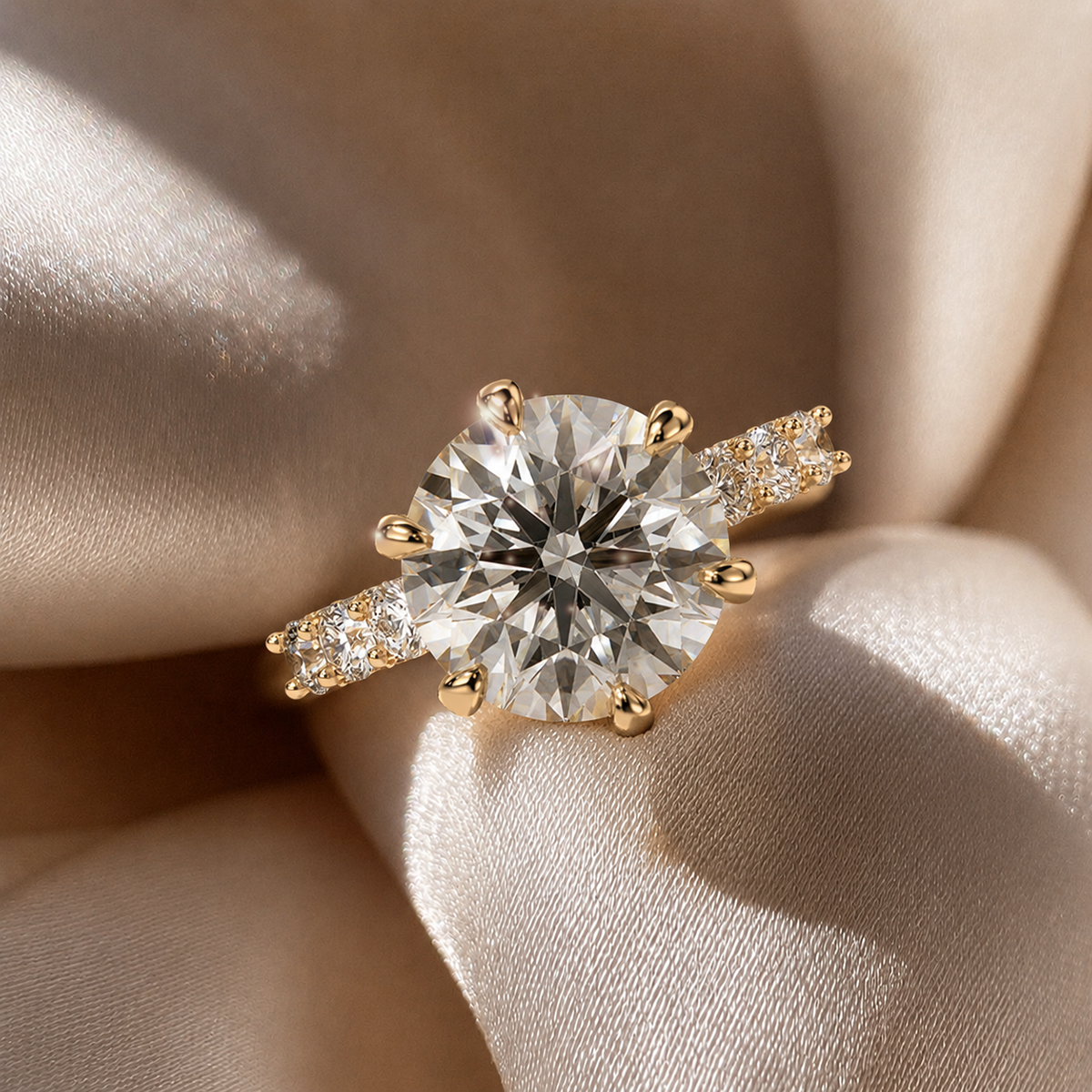 18K Yellow Gold Vermeil / 5.00 CARAT