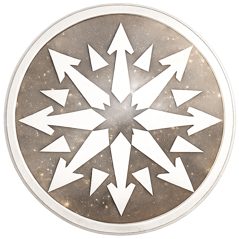 <h3>Eight Arrows</h3><p>Atop View</p>