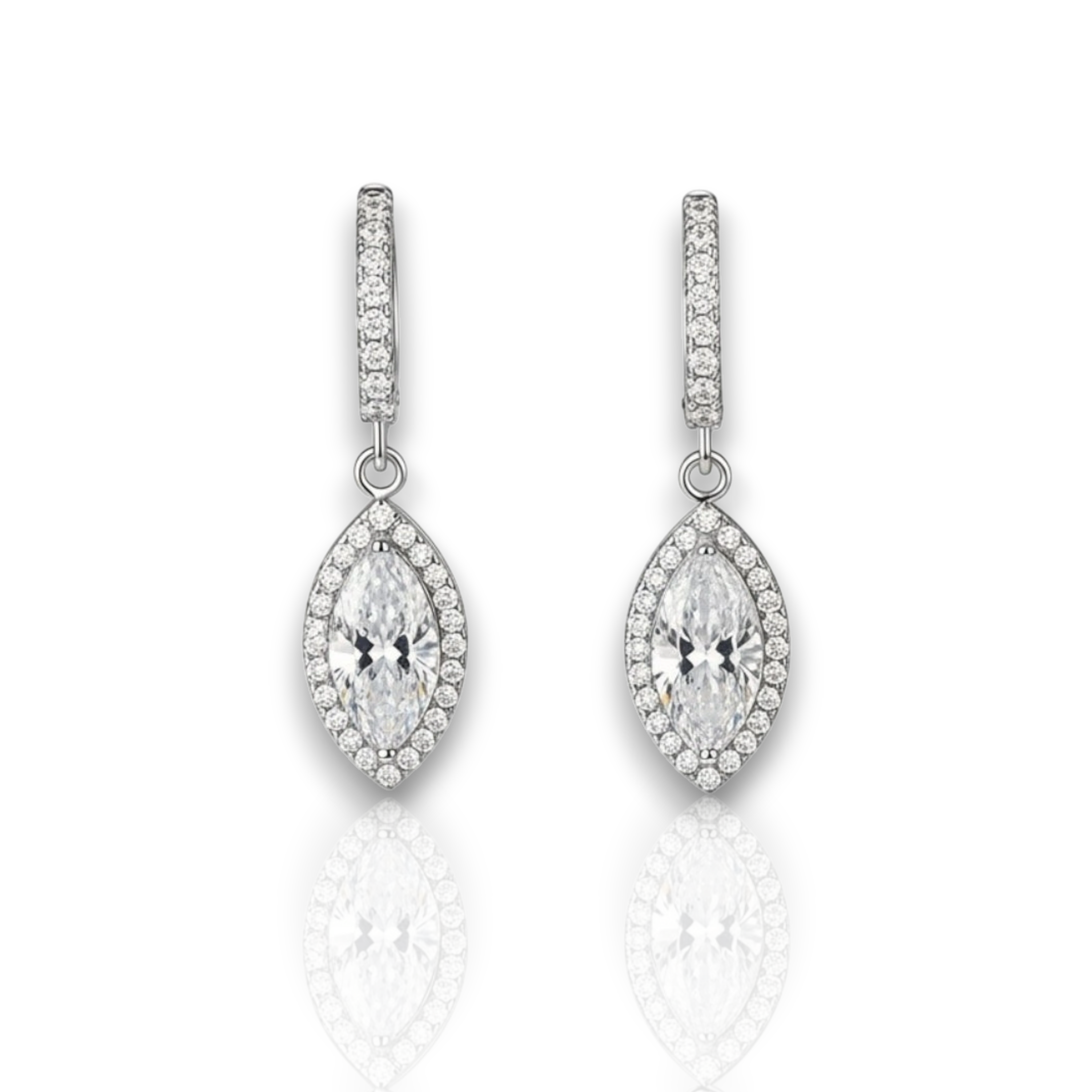 18K White Gold Vermeil