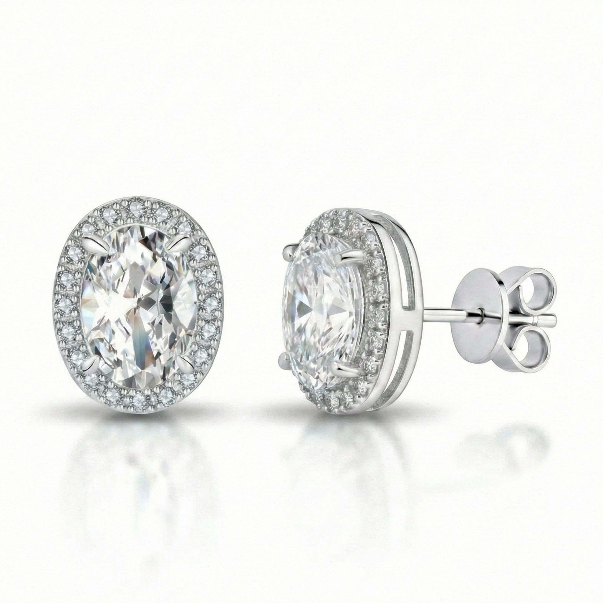 18K White Gold Vermeil