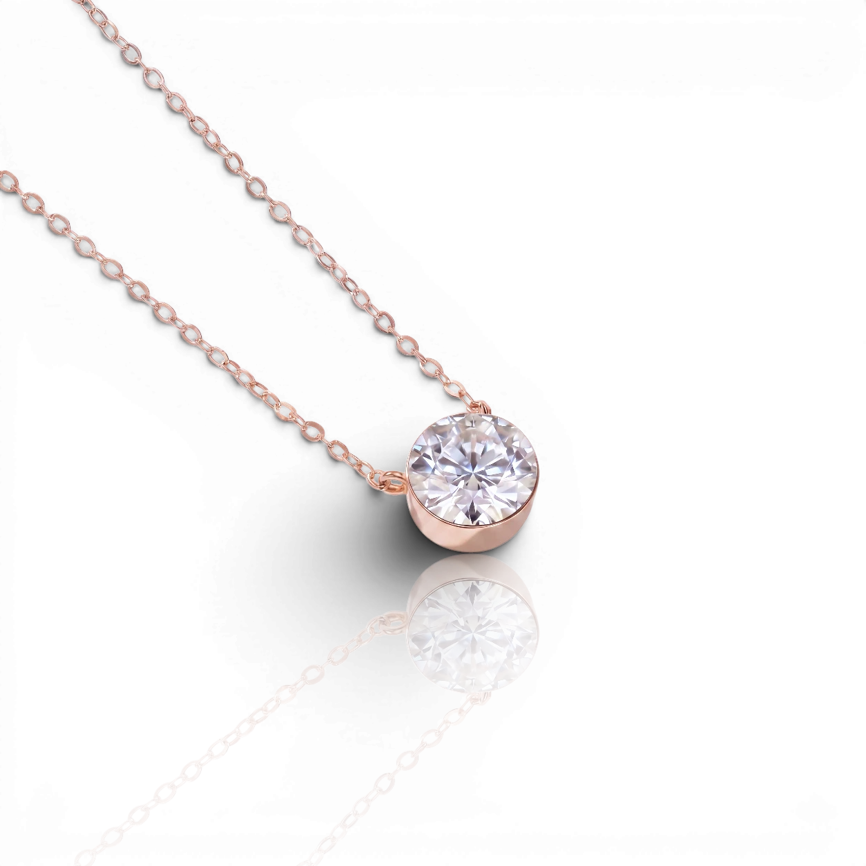 18K Rose Gold Vermeil / 0.25 CARAT