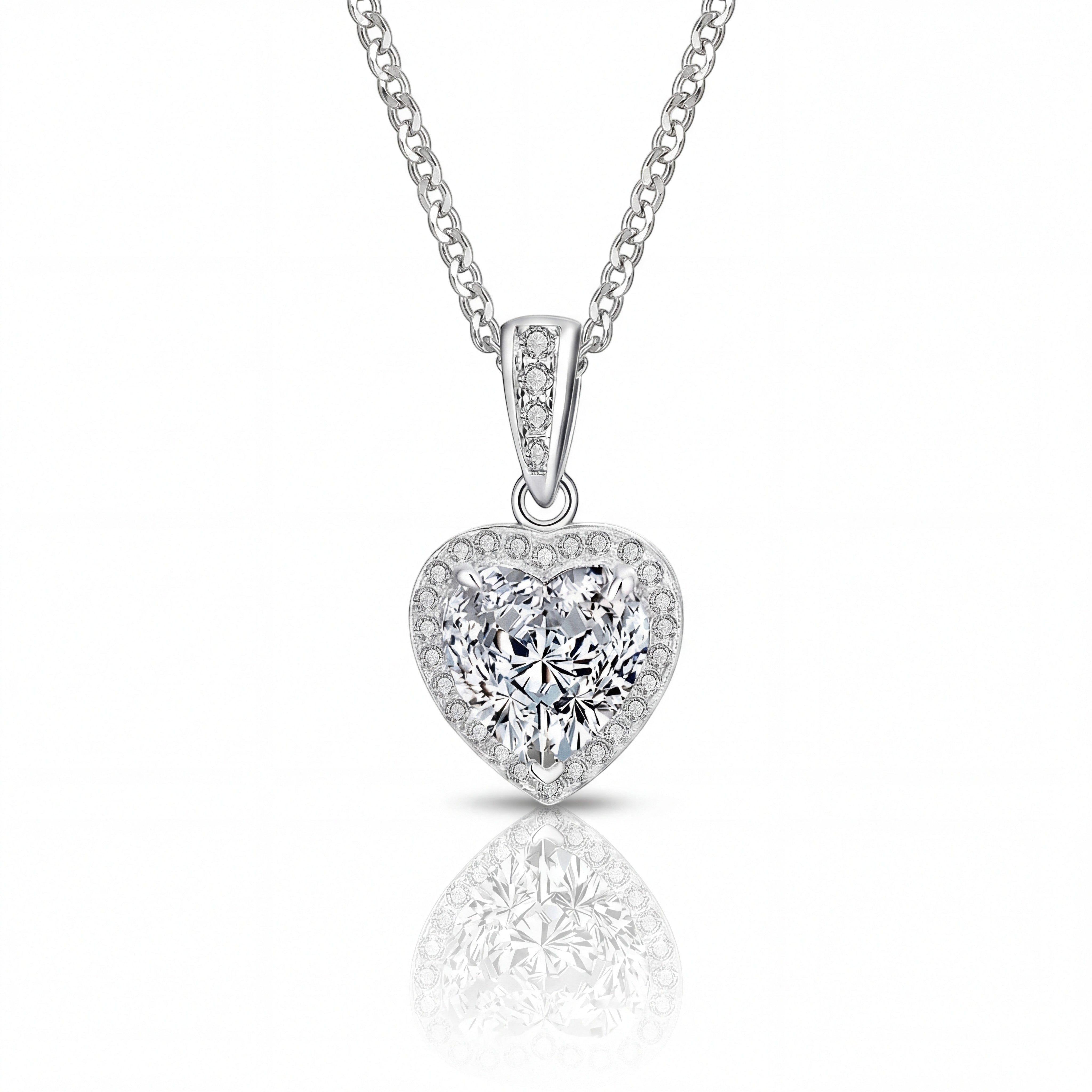 18K White Gold Vermeil / 2.00 CARAT 