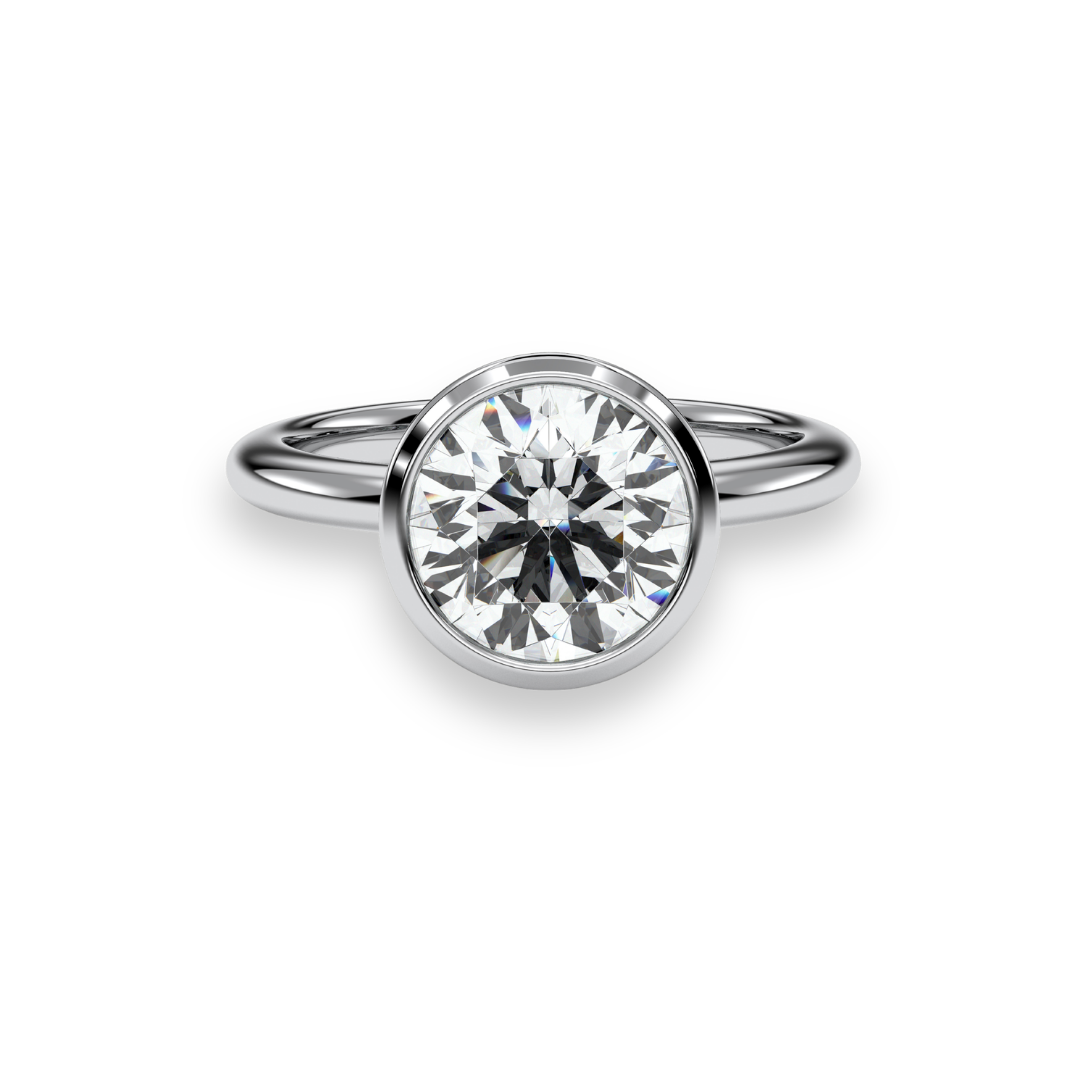 18K White Gold Vermeil
