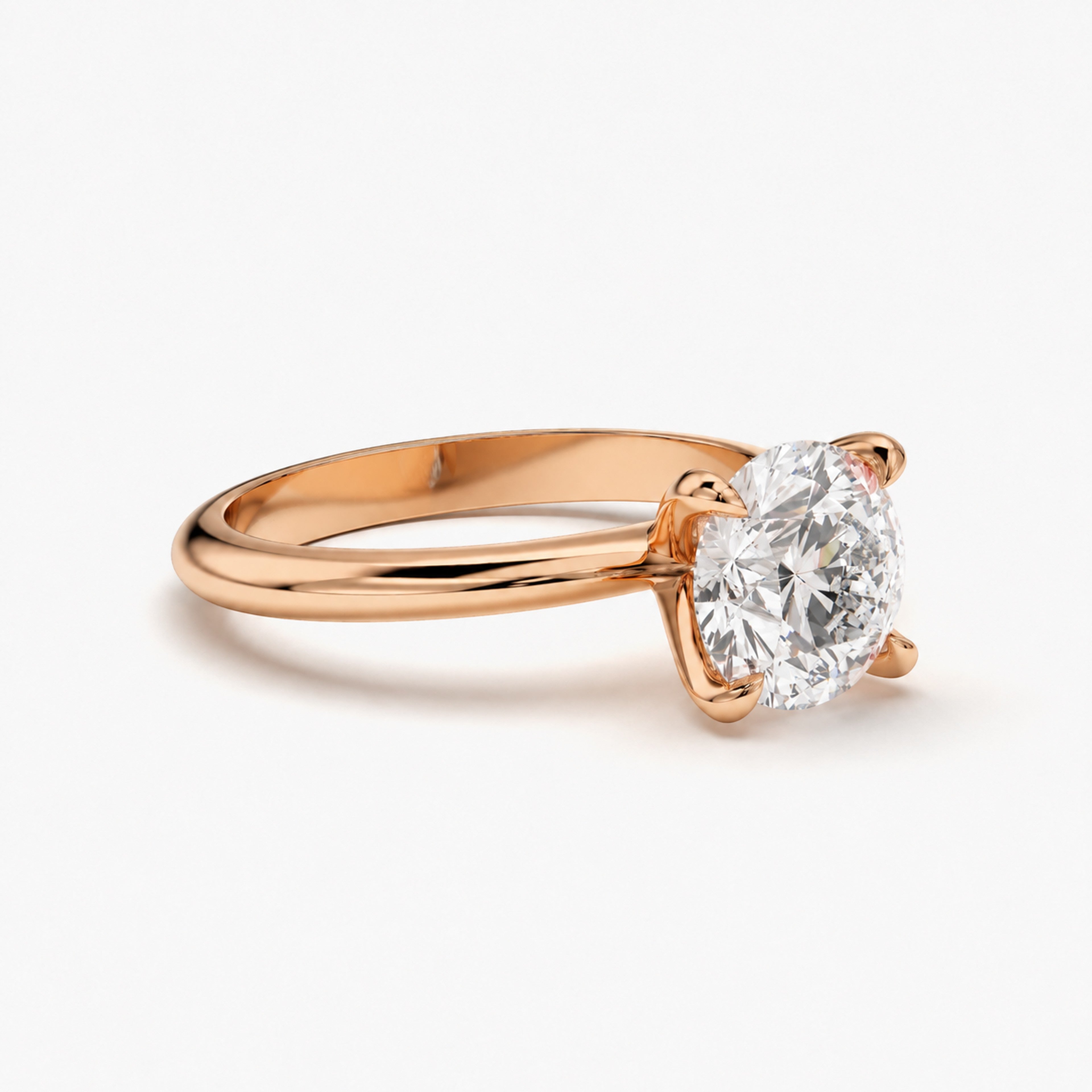 18K Rose Gold Vermeil / 2.00 CARAT