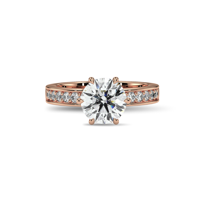18K Rose Gold Vermeil / 2.00 CARAT