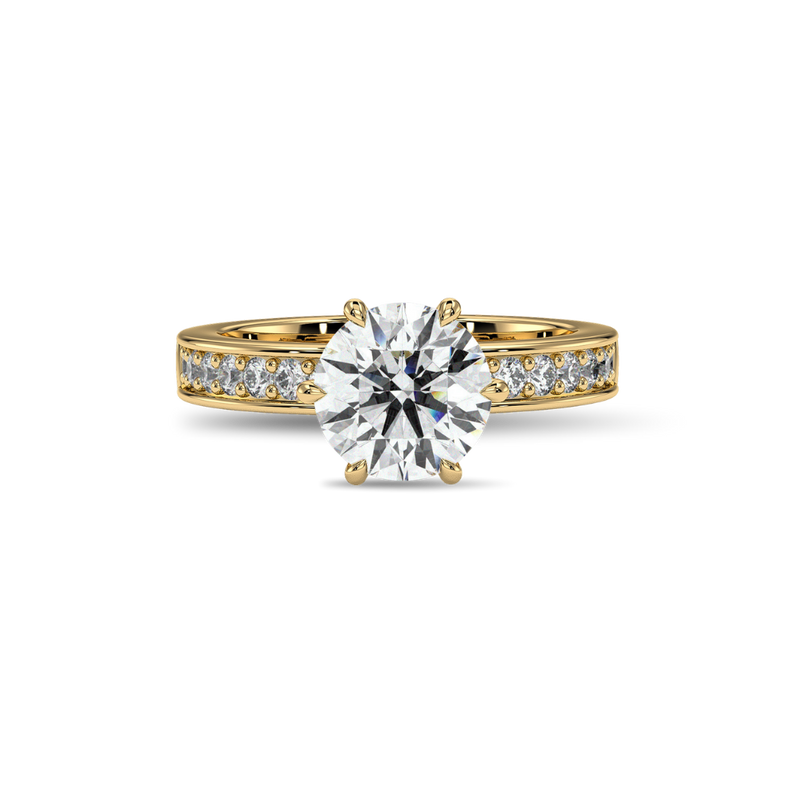 18K Yellow Gold Vermeil / 2.00 CARAT