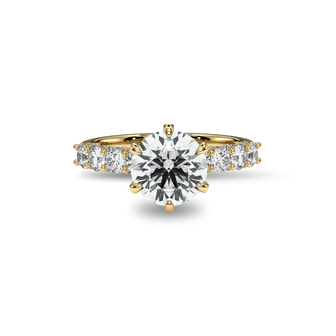 18K Yellow Gold Vermeil / 2.00 CARAT