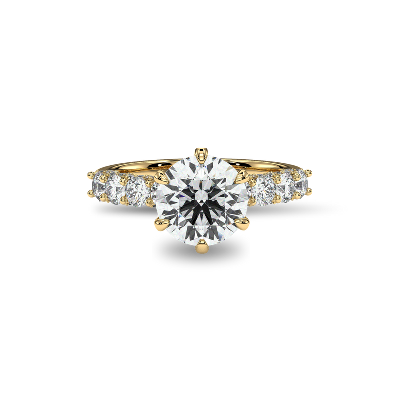 18K Yellow Gold Vermeil / 2.00 CARAT