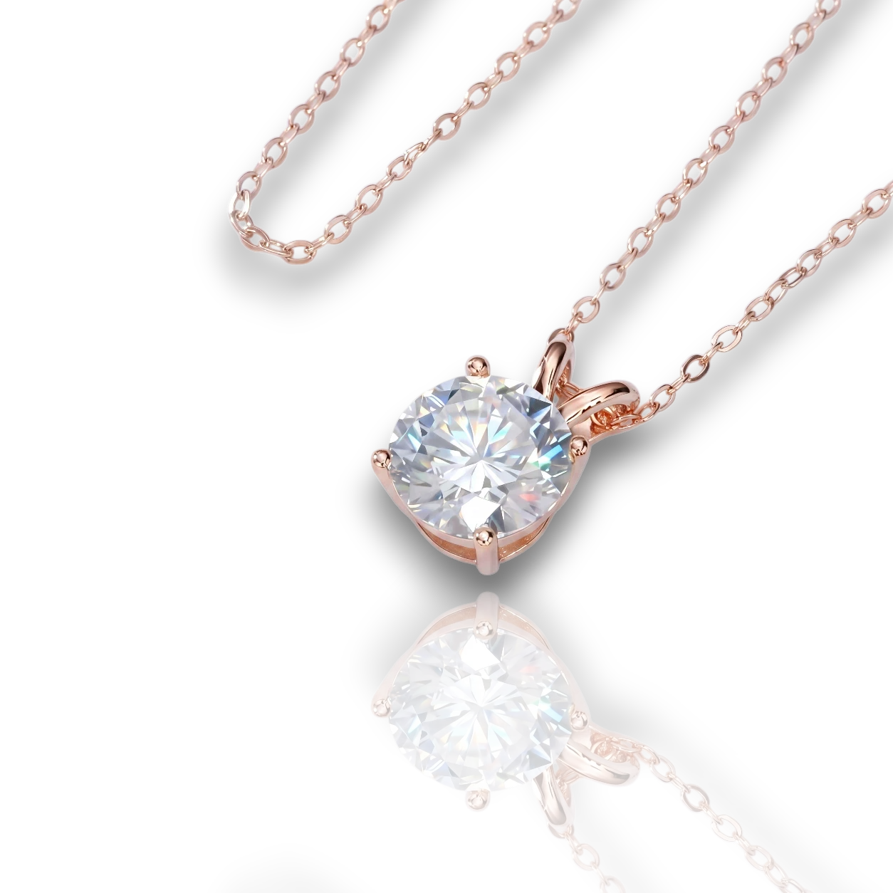 18K Rose Gold Vermeil / 3.00 CARAT