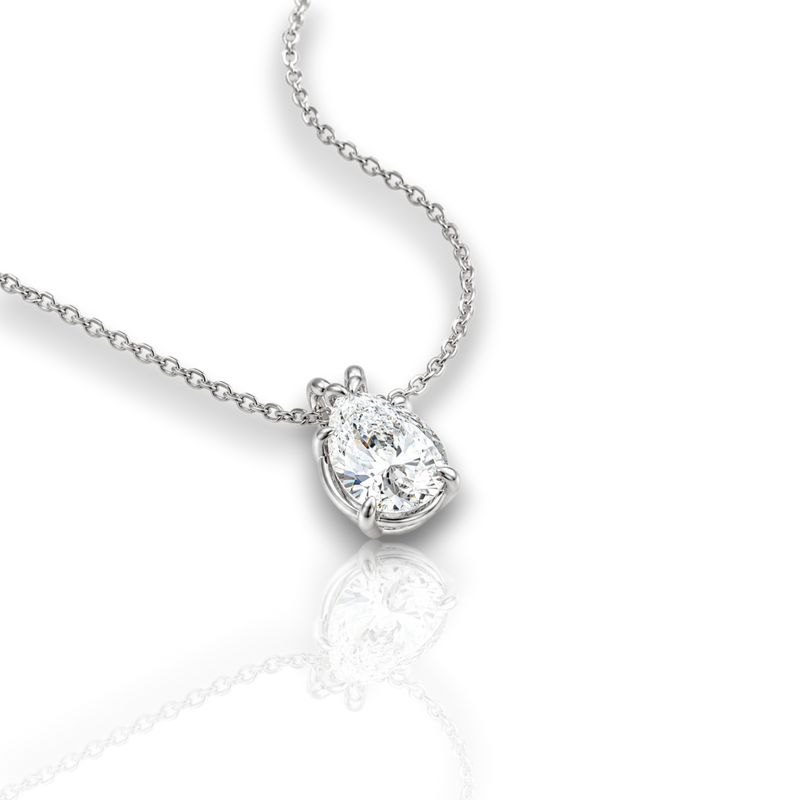 18K White Gold Vermeil