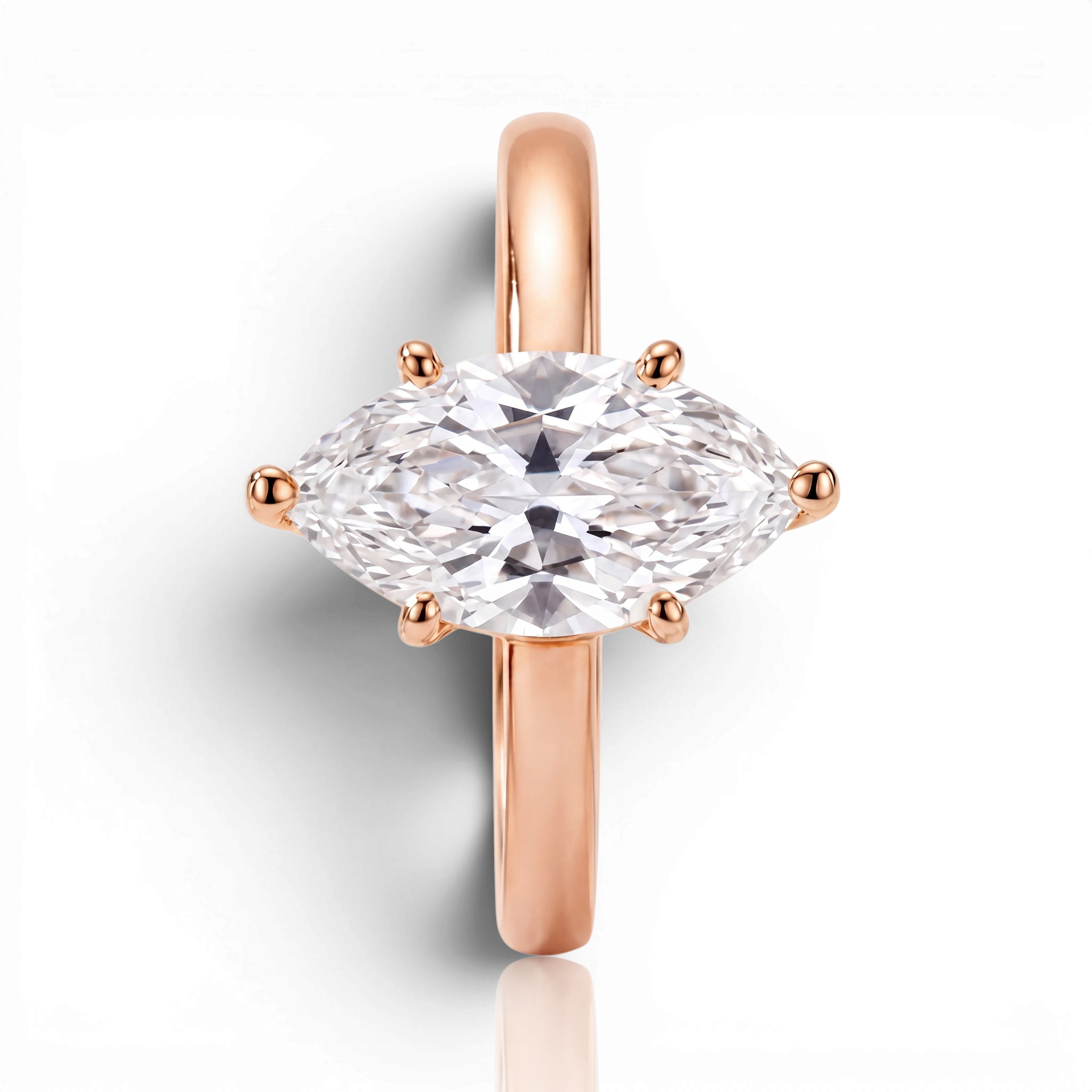 18K Rose Gold Vermeil, 18K Rose Gold Vermeil / 3.00 CARAT