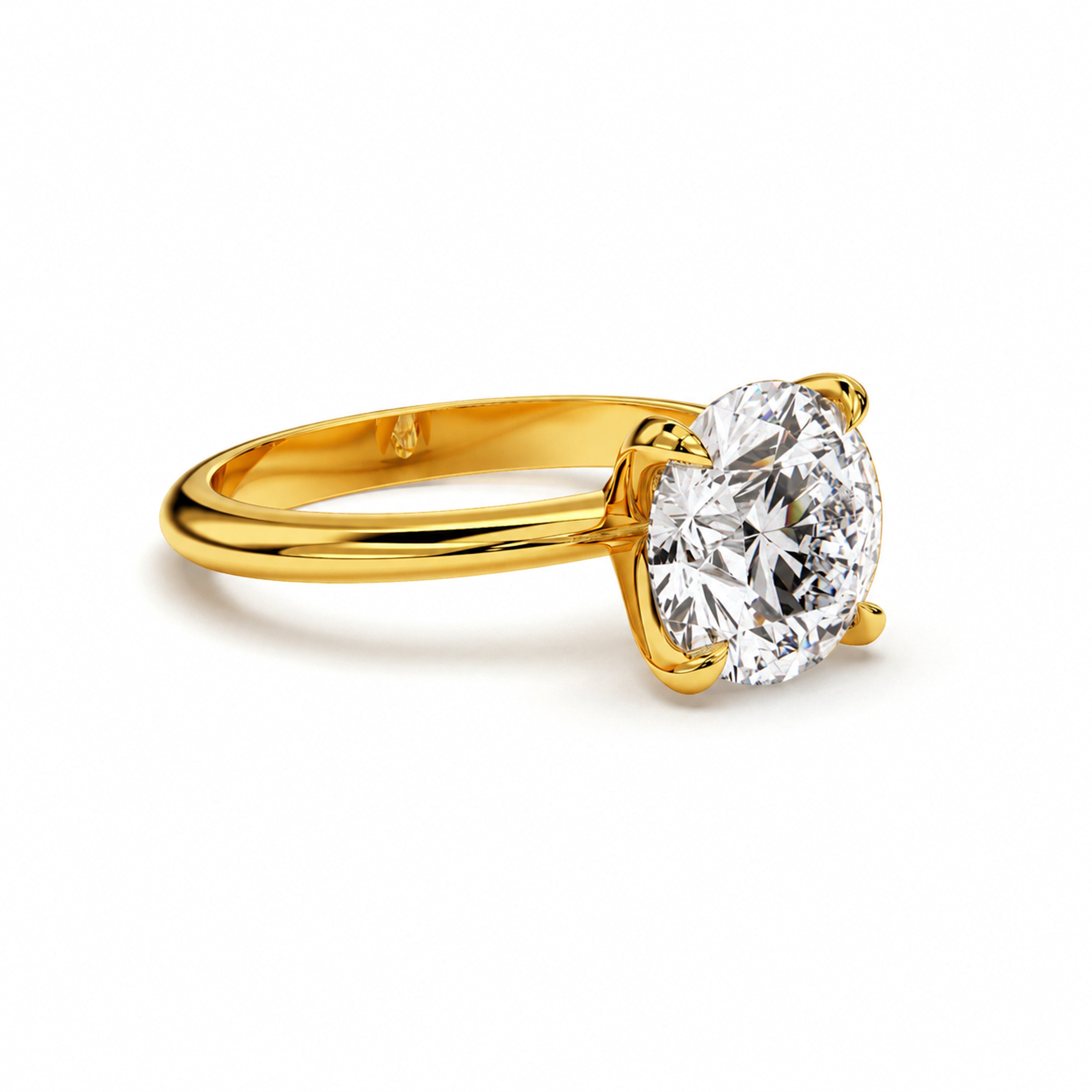 18K Yellow Gold Vermeil / 3.00 CARAT