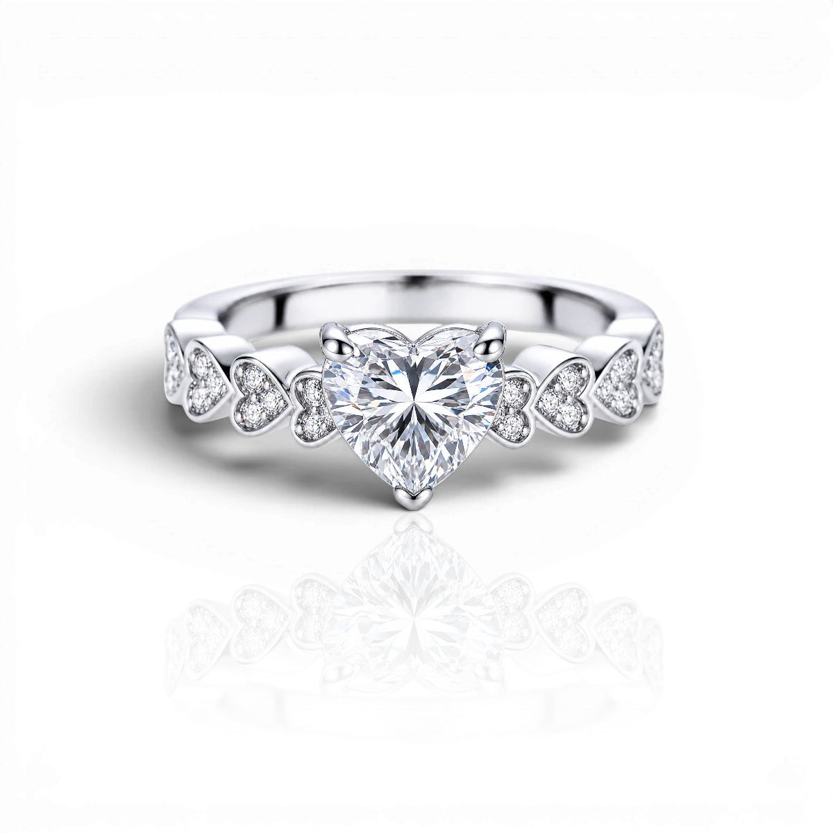 18K White Gold Vermeil