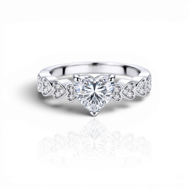 18K White Gold Vermeil