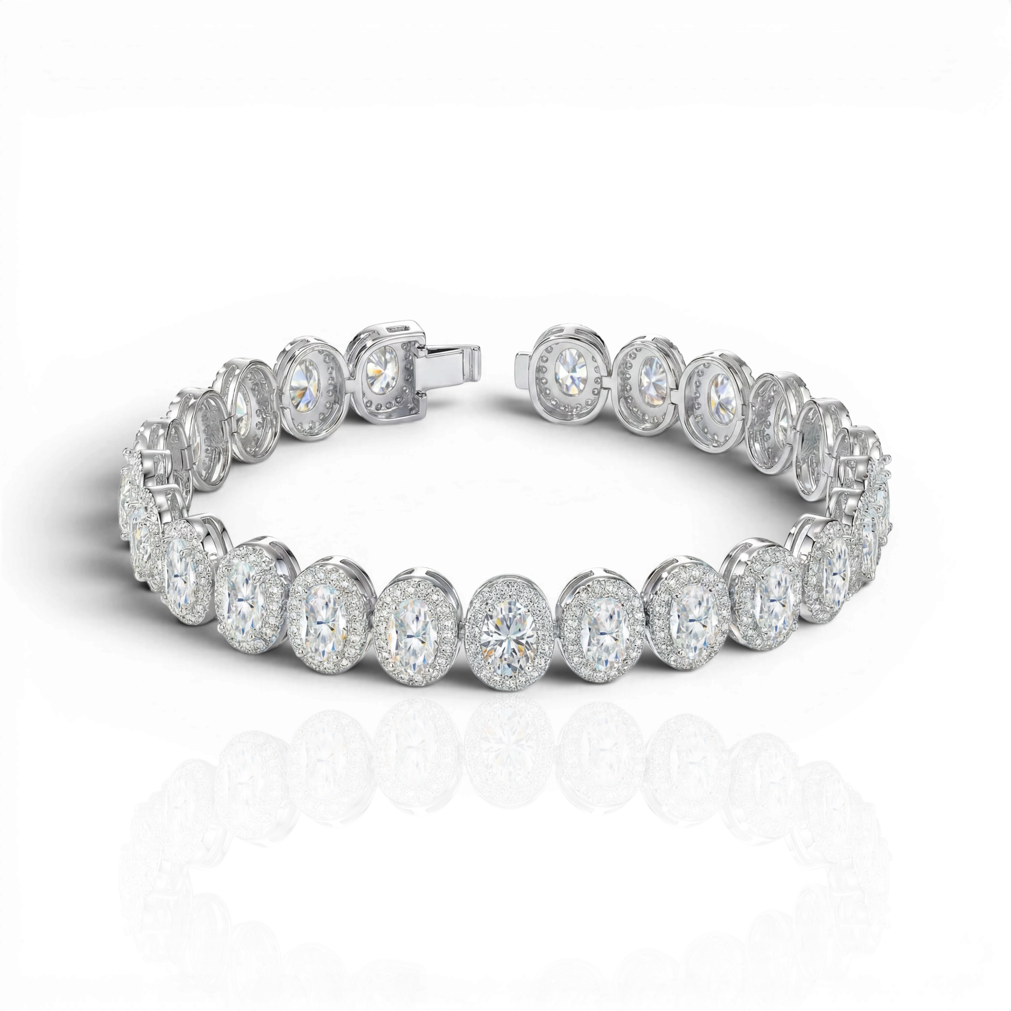 18K White Gold Vermeil