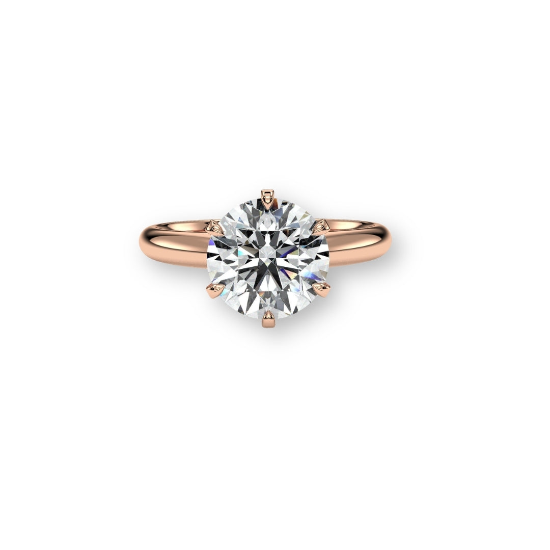 18K Rose Gold Vermeil / 3.00 CARAT