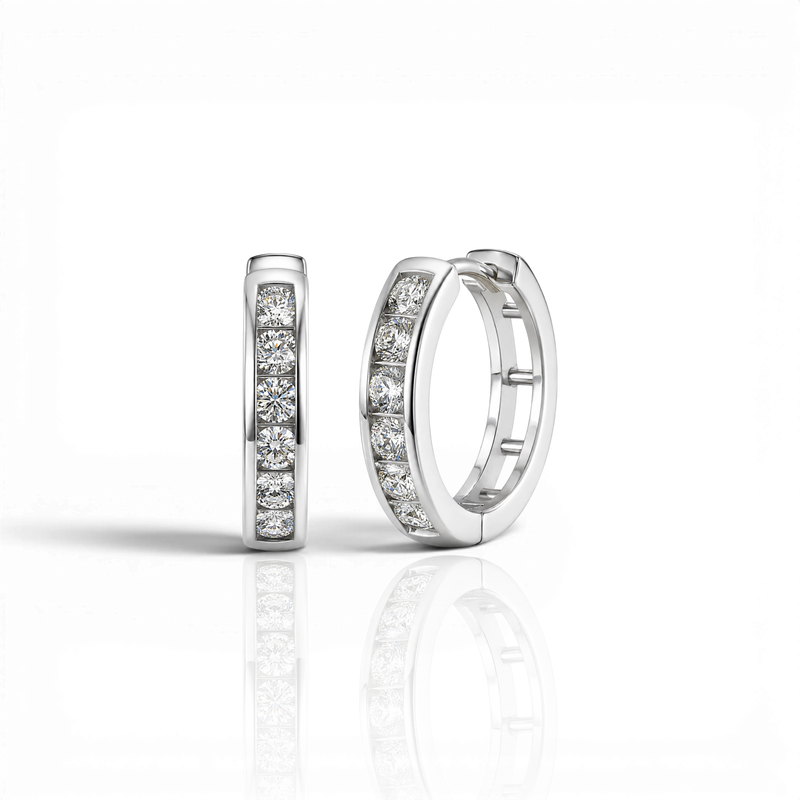 18K White Gold Vermeil
